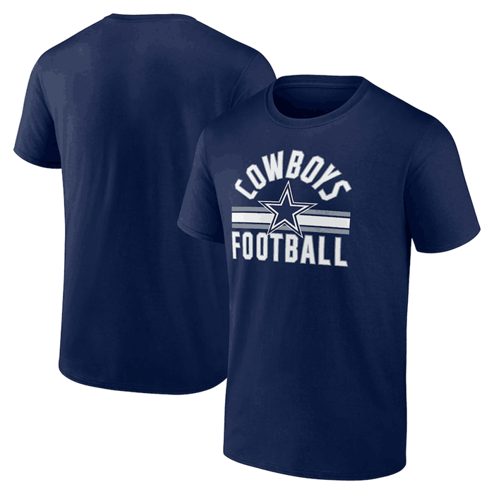 Dallas Cowboys Navy Arch Stripe T-Shirt